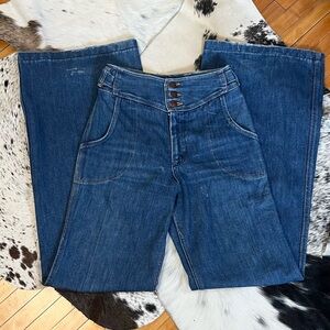 Vintage wrangler flares tag size: 7/8